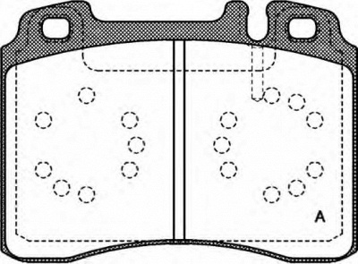 OPEN PARTS bpa037900 -  Комплект тормозных колодок, дисковый тормоз